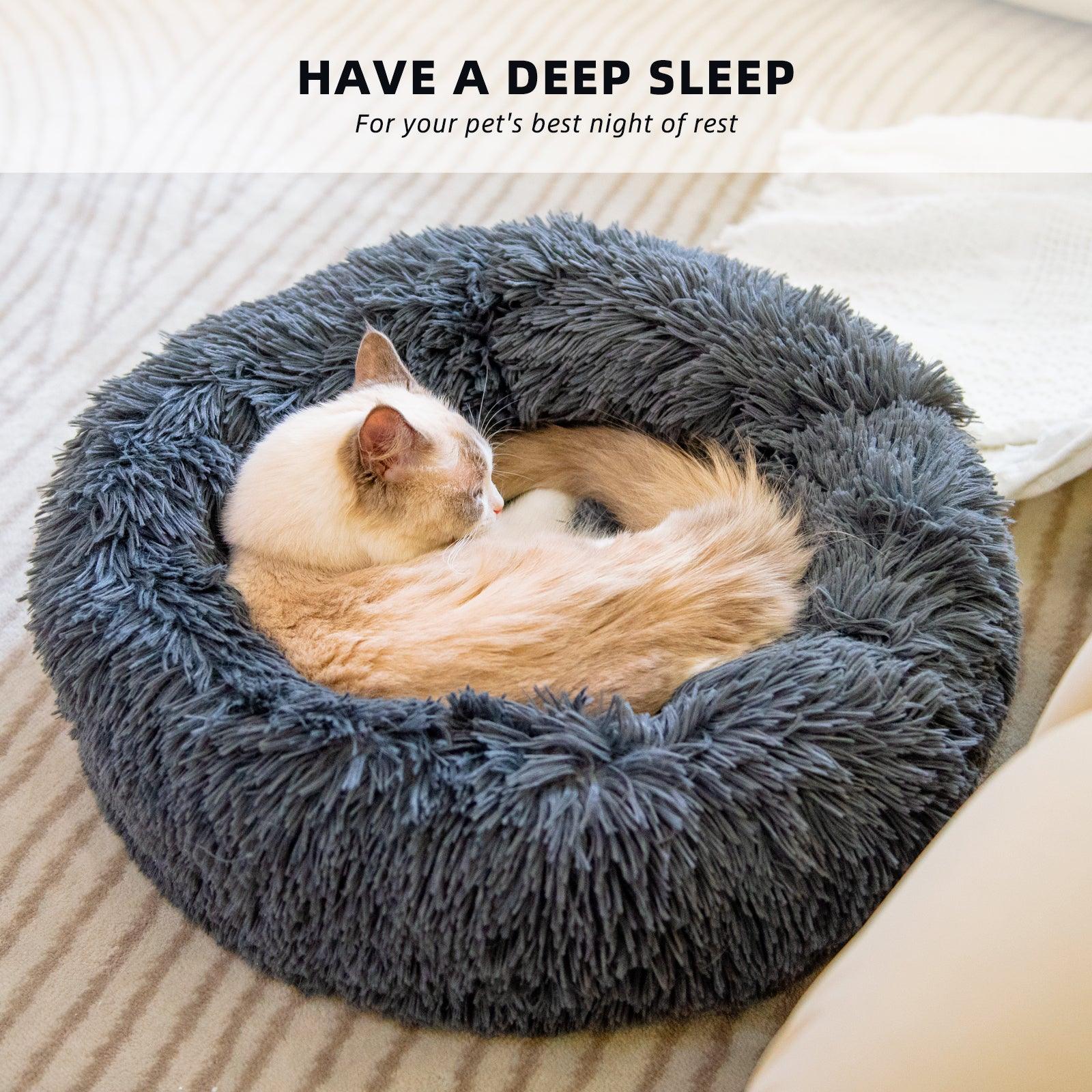 Luxury Plush Donut Pet Bed